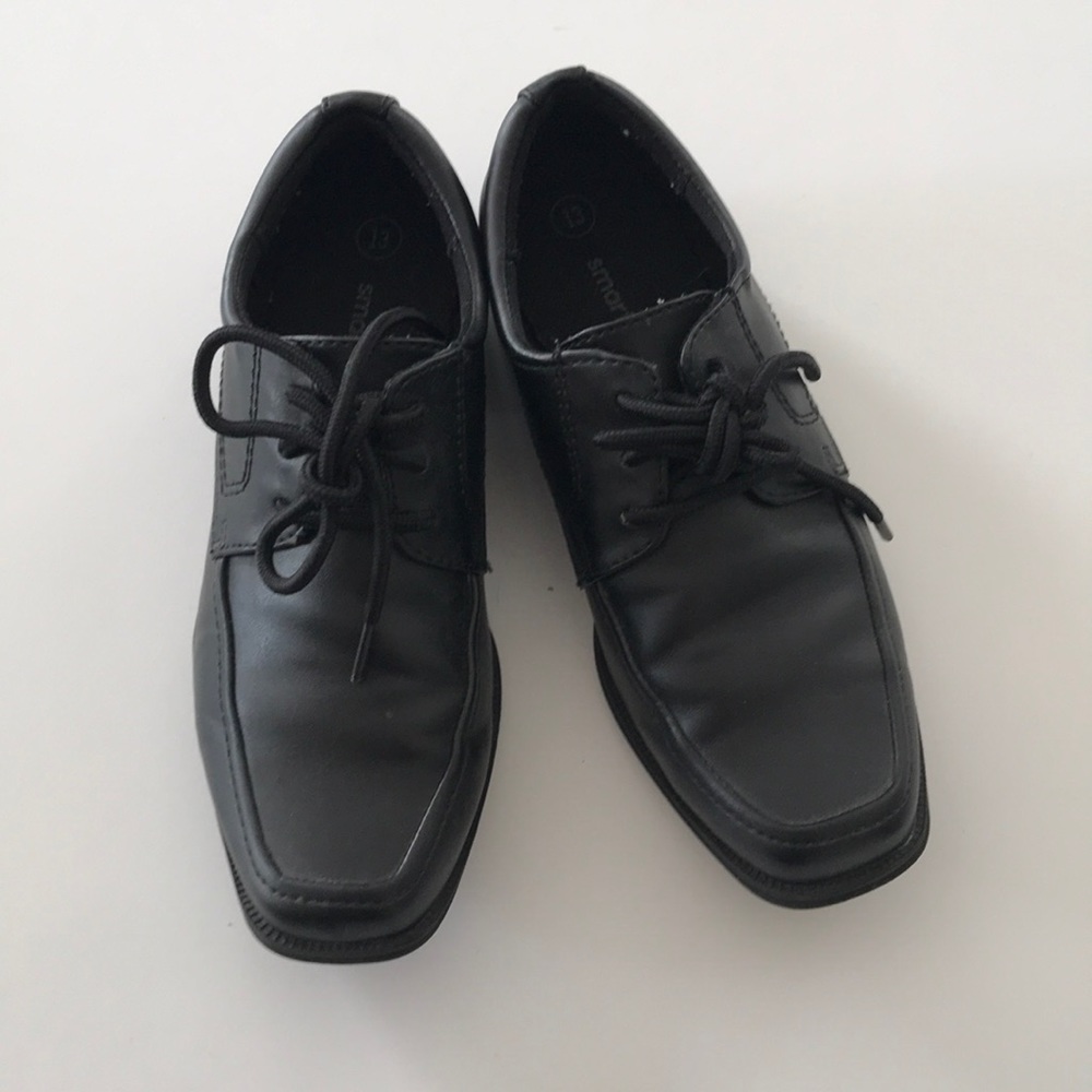 Black dress shoes for boys